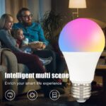 مصابيح إضاءة ذكية، مصابيح إضاءة متغيرة الألوان 10W Zigbee / WiFi / بلوتوث