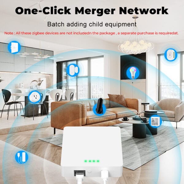Tuya Wireless Smart Home Home Hub Zigbee، بوابة Zigbee الذكية من تويا