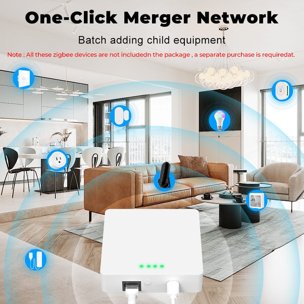 Tuya Wireless Smart Home Bridge Hub Zigbee, Smart Zigbee Gateway