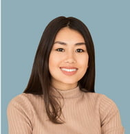Collection Of Portraits With Cheerful Millennials Posing Over Blue Backgrounds