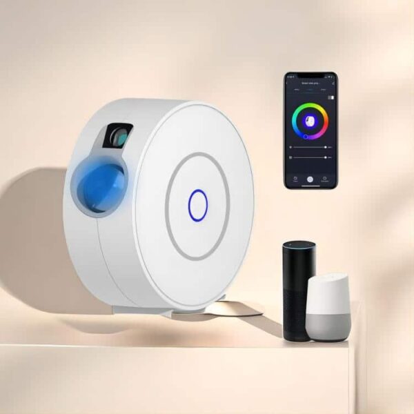 Smart Star Projector WiFi with Galaxy Nebula Cloud/Moving Ocean Wave Star Sky