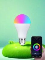 مصابيح إضاءة ذكية، مصابيح إضاءة متغيرة الألوان 10W Zigbee / WiFi / بلوتوث