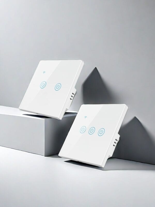 WiFi RF433 Smart Touch Light Switch Neutral Wire Required EU