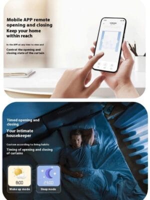 Smart Electric Curtain Motor und Track Wifi/Zigbee