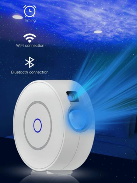 Smart Star Projector WiFi with Galaxy Nebula Cloud/Moving Ocean Wave Star Sky
