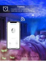 Smart Star Projector WiFi with Galaxy Nebula Cloud/Moving Ocean Wave Star Sky